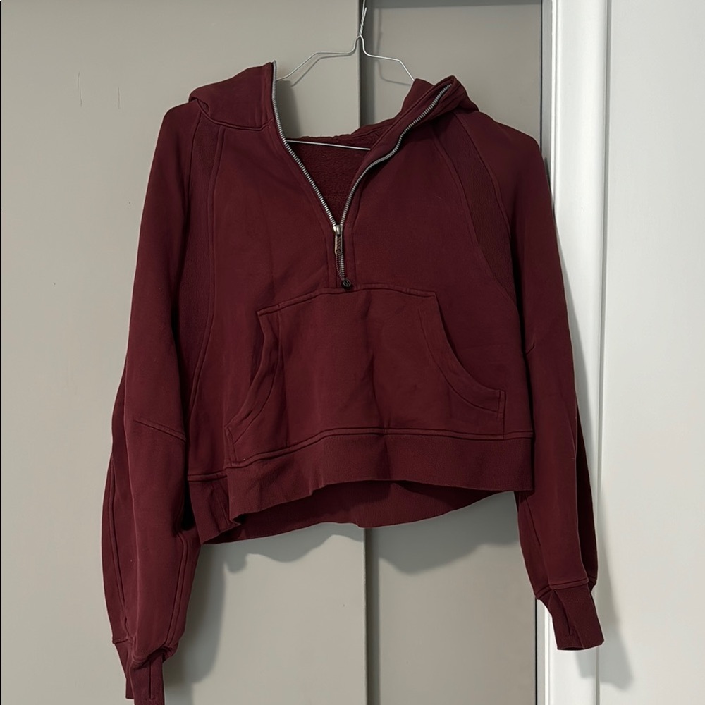 Lululemon Scuba Hoodie Merlot M/L